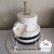 black white gold birthday
